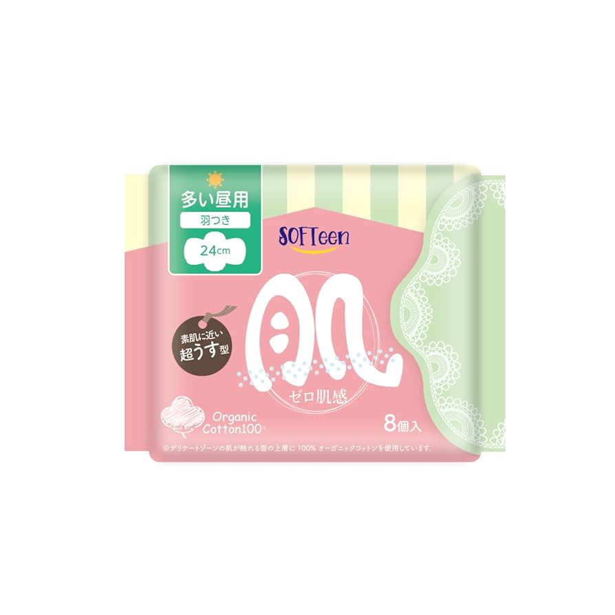 Amazon | ソフティーン ゼロ肌感 女性用ナプキン オーガニック